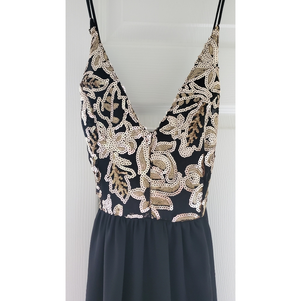NEW! Black and Gold Dress